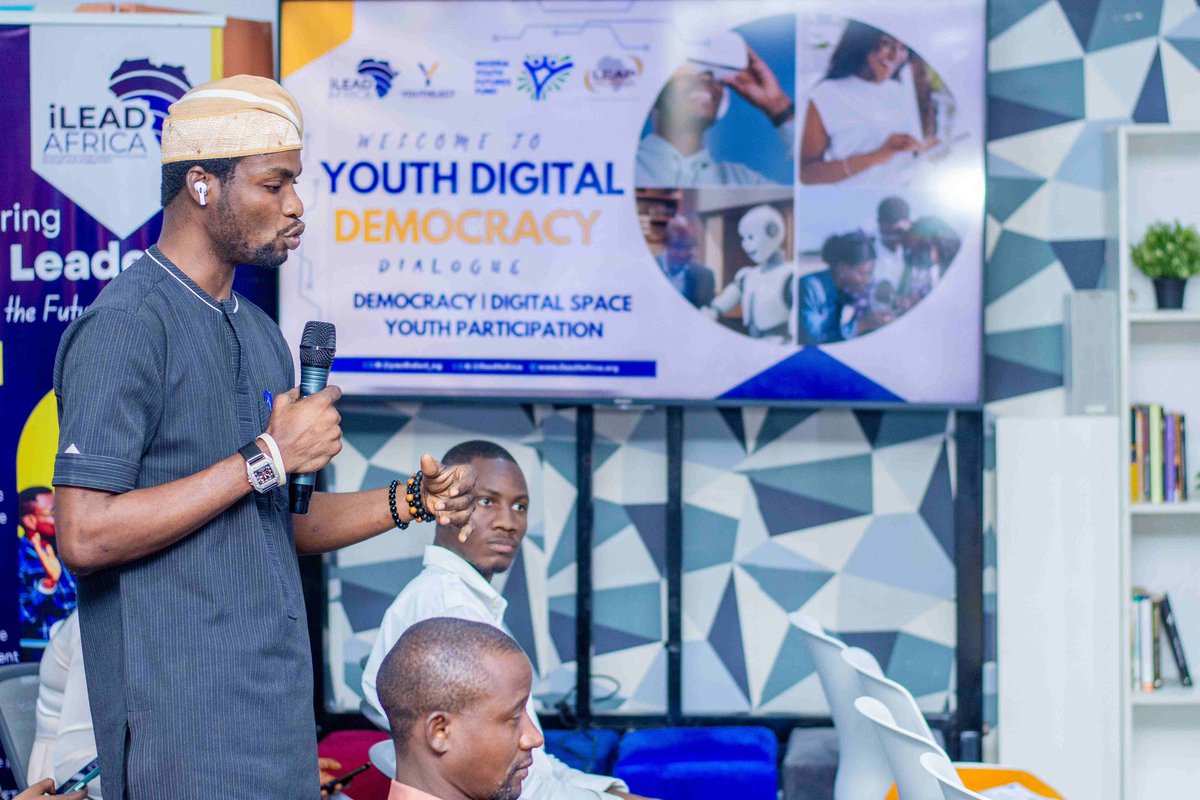 Elaska_mark01's tweet photo. Had an amazing time at the Youth Digital Democracy Dialogue under the #YouthElectProject Thanks to @ilead4africa @LEAPAfrica @ng_youthfund for creating a platform where young leaders can discuss digital democracy, youth participation, transparency In governance. https://t.co/p2DVxtYb77