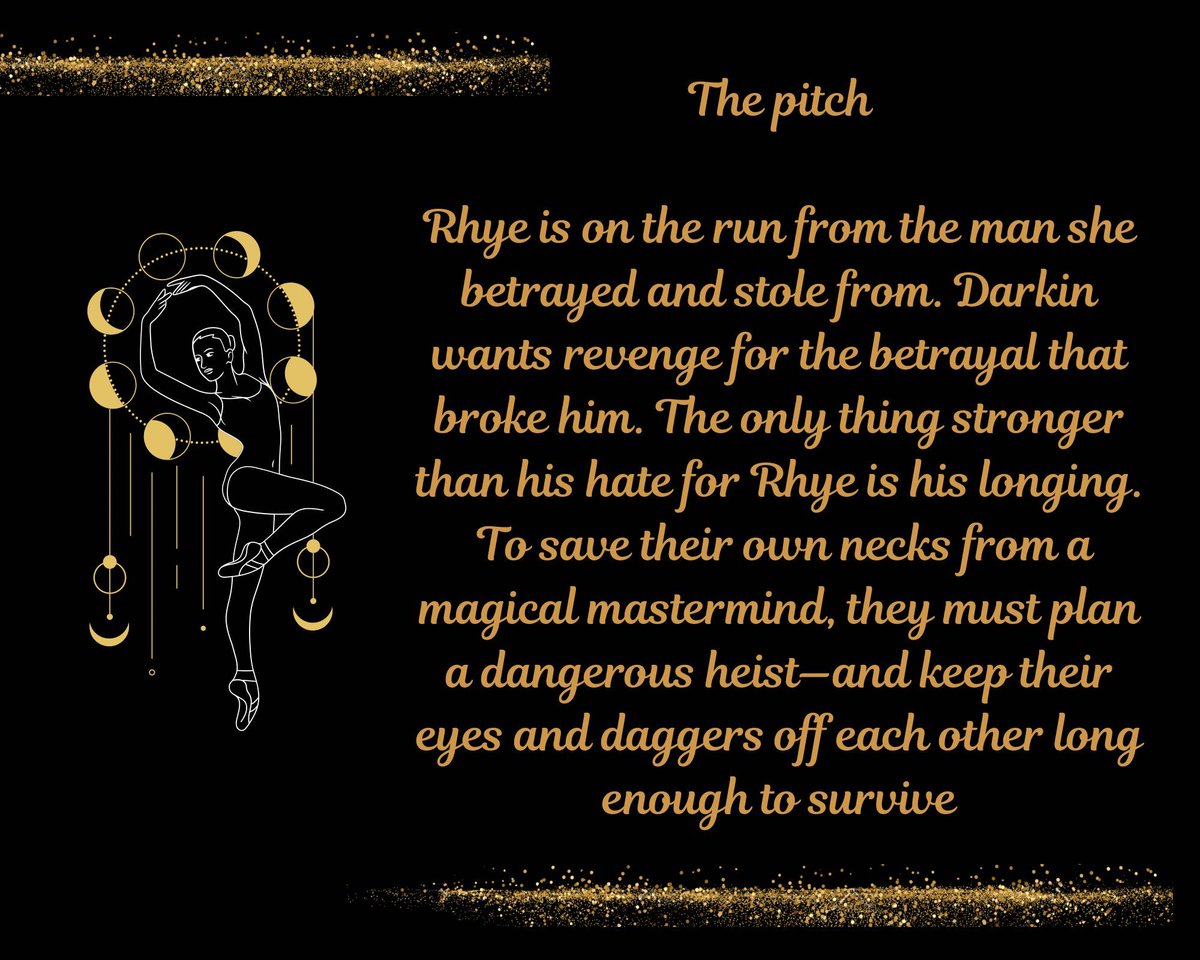 🥷Rhye’s on the run from the man she betrayed and stole from
🗡️Darkin wants revenge for the betrayal that broke him. The only thing stronger than his hate for Rhye is his longing
💎 to save their necks from a magical mastermind they must plan… a heist!
#questpit #A #RF #Q