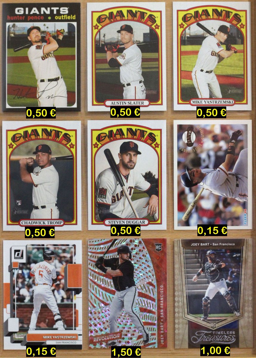 Cartes MLB 7/9
*Port à ajouter *