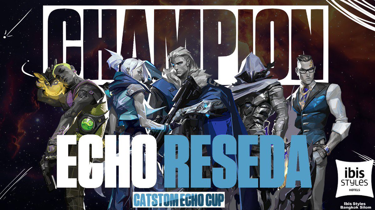 ECHO Reseda are the CHAMPIONS of CATSTOMS: ECHO Cup 2024 🏆
[Sponsored by Ibis] 

Thank you all for the love &amp; support for Reseda!! 🫶🏻
#WhereChampionsECHO #CATSTOMSECHOCup