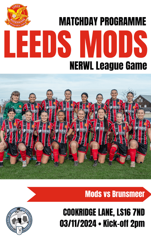 Mods Women Matchday Programme vs Brunsmeer #Pitchero
pitchero.com/clubs/leedsmod…