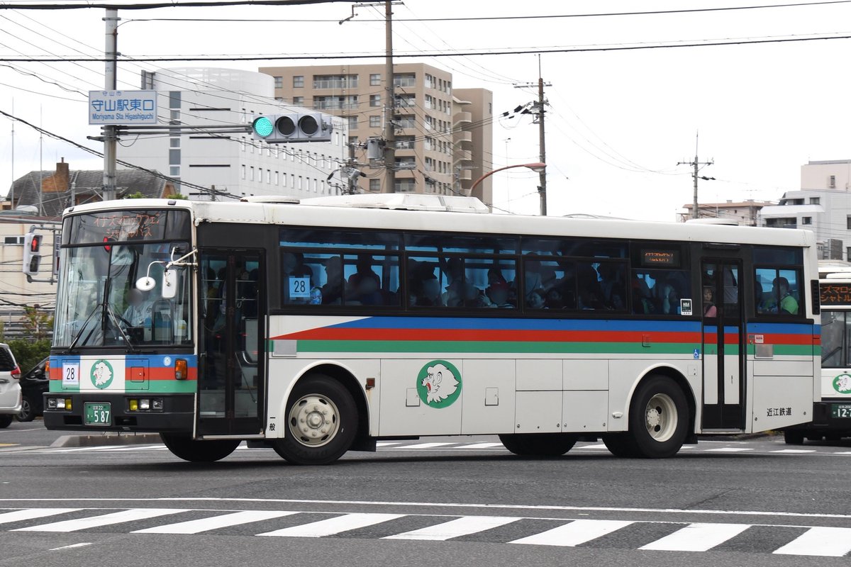 2024.9.21 近江鉄道バス 滋賀22き587（八日市） KC-UA460NAN 1996年式