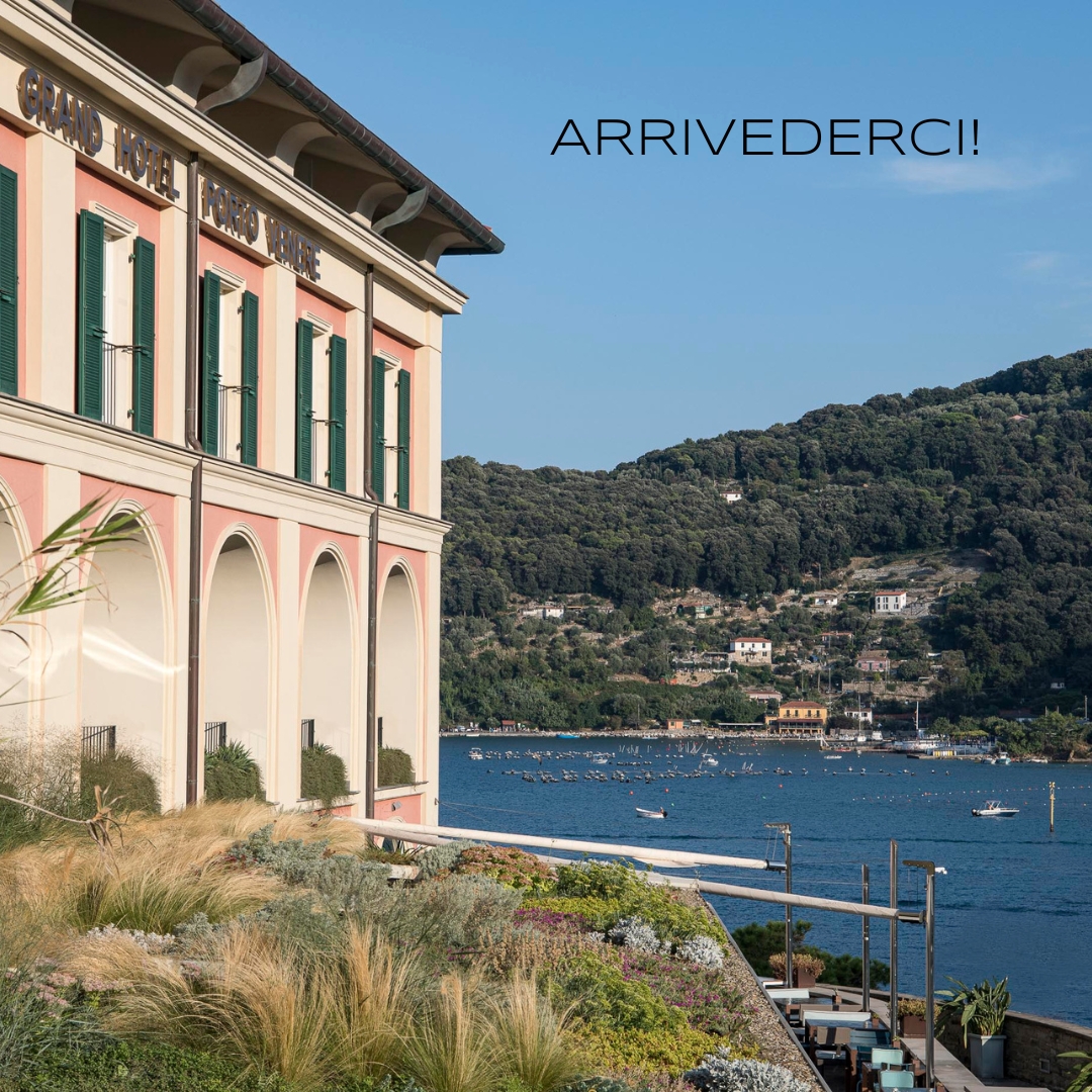 Dear Friends of Grand Hotel Portovenere, that’s a wrap!

Grazie to our amazing Guests, to our incredible Team and to all of you who were a part of the 2024 season!

See you again in Spring 🌞

#GrandHotelPortovenere #Portovenere #Arrivederci #2025TravelPlans