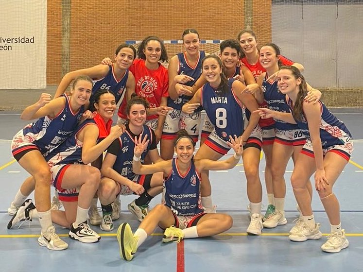 CBSeisNadalCoia's tweet photo. ✌🏻 Dobre xornada para o noso Sénior Feminino de Primeira Nacional, o Vasco Shipping Seis do Nadal.

🏀 Dous novos partidos convertidos en dúas novas vitorias e xa van 8 de 8.

👏🏻 PARABÉNS a todo o equipo e MOITAS GRAZAS por todo o apoio e tódolos ánimos en Quirós! #GOS6IS https://t.co/r6obtVTTi3