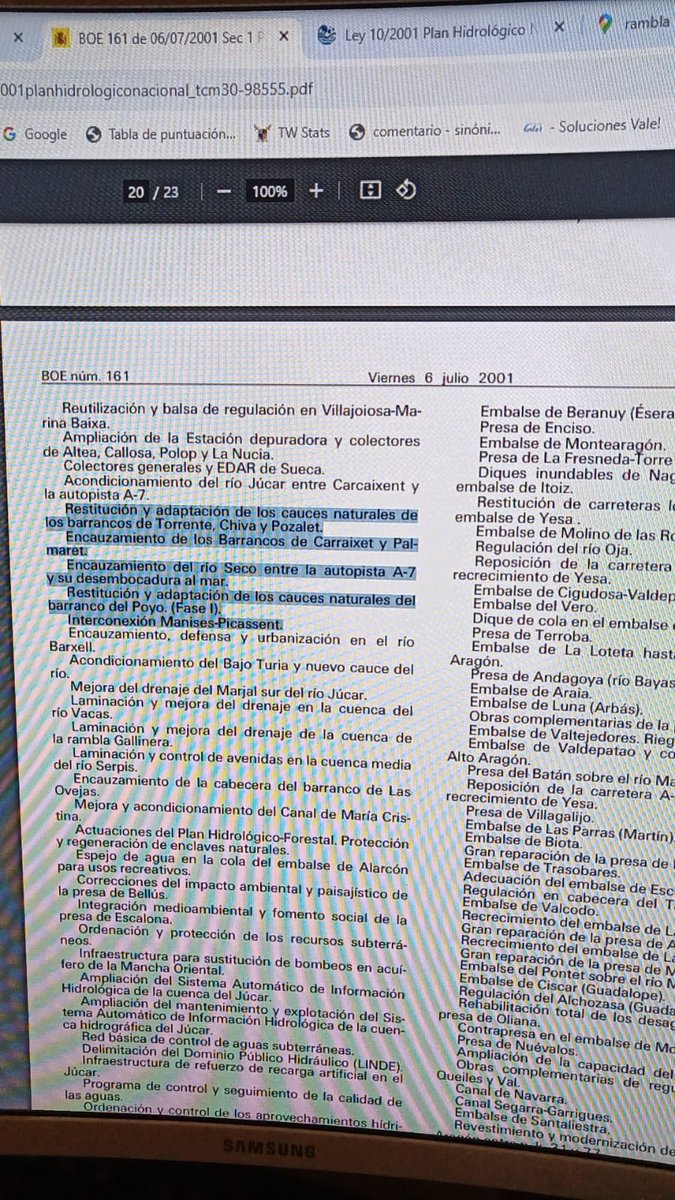 Hila con este BOE de 2001. Todo lo previsto para la zona damnificada ahora se derogó en años siguientes. 

boe.es/boe/dias/2001/…