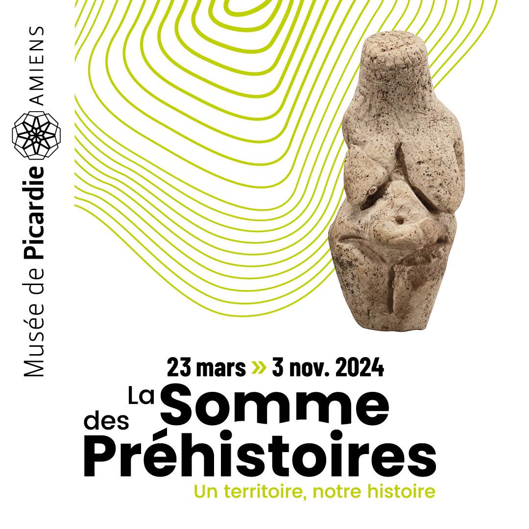 Dernier jour pour profiter de la superbe exposition du Musée de Picardie à Amiens et en plus c’est gratuit aujourd’hui ! La Somme des Préhistoires