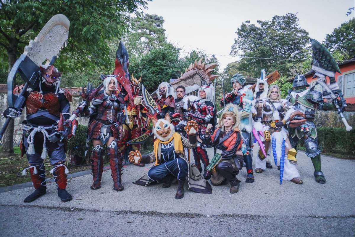 We’re amazed by the brilliant Monster Hunter community cosplayers who have brought the hunt to <a href="/LuccaCandG/">Lucca Comics & Games</a> in Italy! 

Find out more about the cosplayers in the reply post.