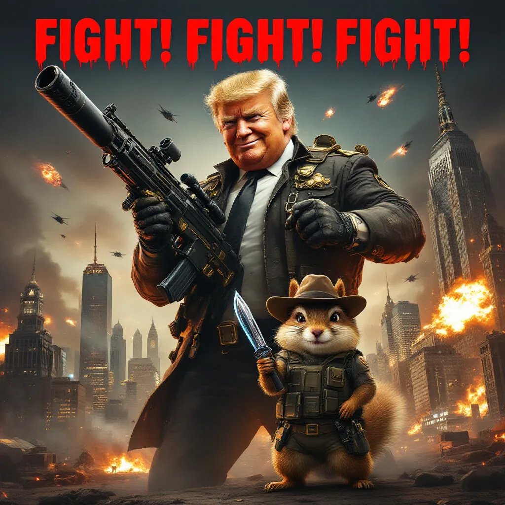 FIGHT! FIGHT! FIGHT!

JUSTICE FOR $PNUT!

#JusticeForPnut #MAGA #PNUT