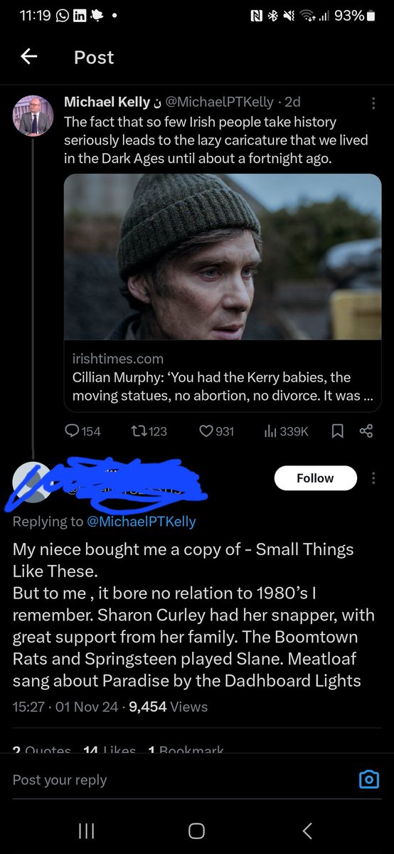 Elaine Crory tweet media