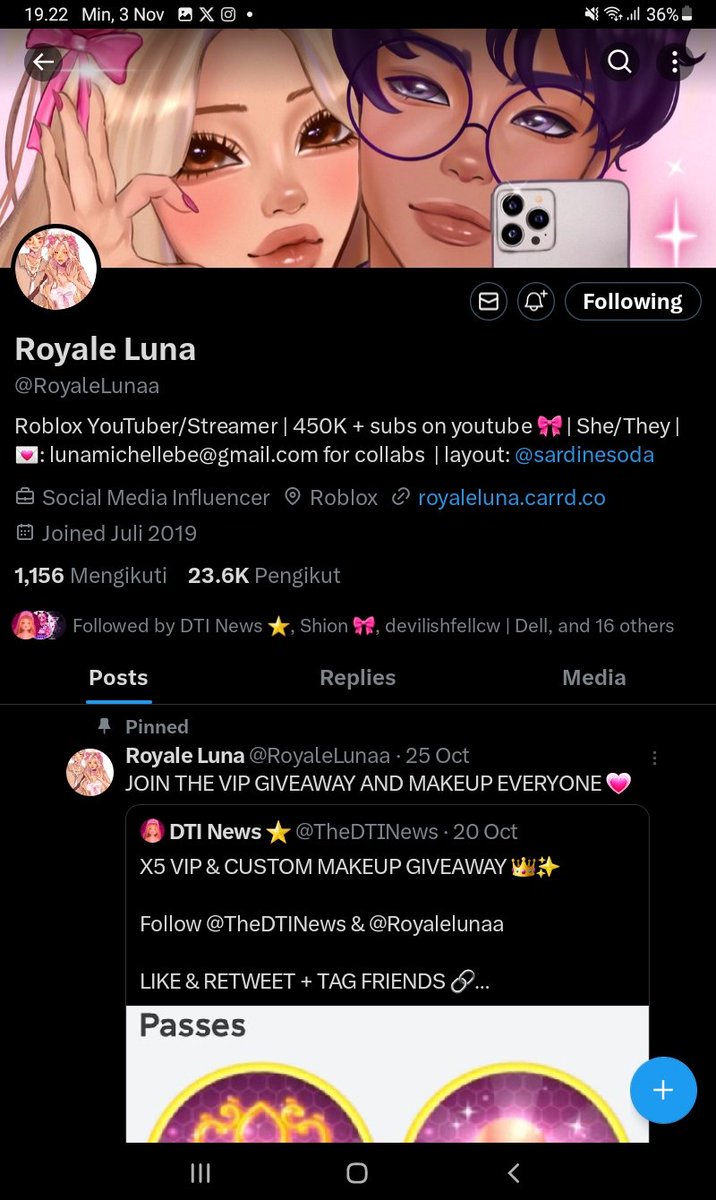 HTulfitya's tweet photo. @TheDTINews @RoyaleLunaa did all! GIMME MY COSTUM 👹👹👹 jk i hope I'll win as a new winner🙏🙏  @RoyaleLunaa @TheDTINews #idonthavefriends is that ok? 😔 https://t.co/enJGXM1EA3