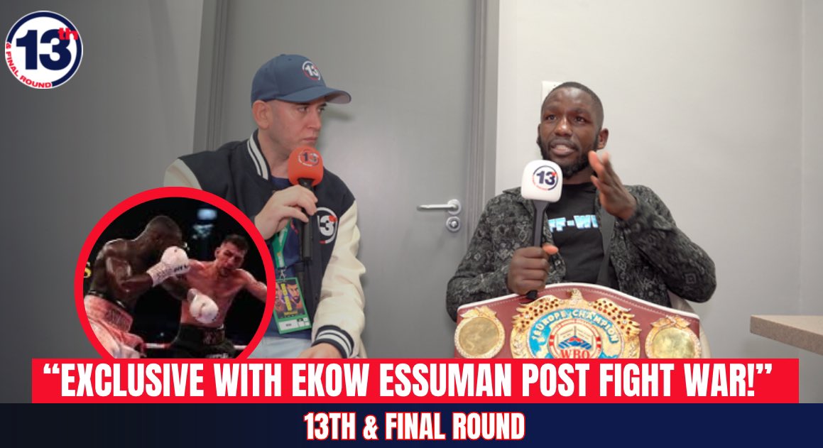 13th & Final Round Podcast (@13thandfinalrnd) on Twitter photo <a href="/ee_engine/">๐ฌ๐งEkow The Engine Essuman๐ฌ๐ญ</a> thanks for the exclusive. We feel privileged we got the chat with you after a war like that. We pray for all the success and wish u all the best . Bring on the big fights โค๏ธ๐ฅ
youtu.be/qNr6-ulh6-k?siโฆ
youtu.be/qNr6-ulh6-k?siโฆ <a href="/ee_engine/">๐ฌ๐งEkow The Engine Essuman๐ฌ๐ญ</a> thanks for the exclusive. We feel privileged we got the chat with you after a war like that. We pray for all the success and wish u all the best . Bring on the big fights โค๏ธ๐ฅ
youtu.be/qNr6-ulh6-k?siโฆ
youtu.be/qNr6-ulh6-k?siโฆ