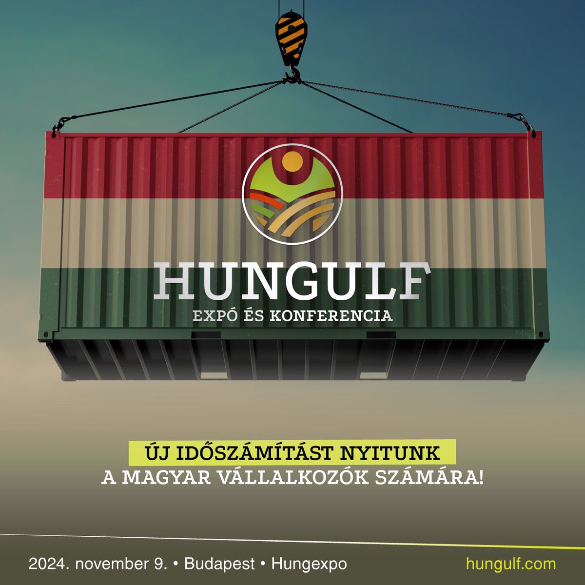 MiHazank's tweet photo. 🥁 Egy hét múlva várunk mindenkit szeretettel az első Hungulf Expóra és Konferenciára, a Hungexpo Budapest Kongresszusi és Kiállítási Központ területén!

➡️ 90 válogatott magyar kiállító mutatkozik be, közülük 38 méhész, de egyéb élelmiszer-, ruházati-, kézműves- manufaktúrák, de az IT-szektor is képviselteti magát az expón. Jöjjön el, és kóstolja is meg az élelmiszereket, hiszen vásár is lesz. A belépés ingyenes!

➡️ Célunk, hogy az önellátáson túl külföldi piacokat is találjunk a magyar gazdaság megerősítése érdekében, ezért tíz ország nagykövete, diplomatái is jelen lesznek, az Öböl-menti országokból érkező üzletemberek mellett. 

⏰️ Legyen részese ön is a történelmi nyitásnak! Sok szeretettel hívunk minden érdeklődőt November 9-én Budapestre, a Hungexpo központba! Írjunk történelmet, teremtsünk piacot a magyar termékeknek! 

Részletek: https://t.co/XvcKhnGjCL