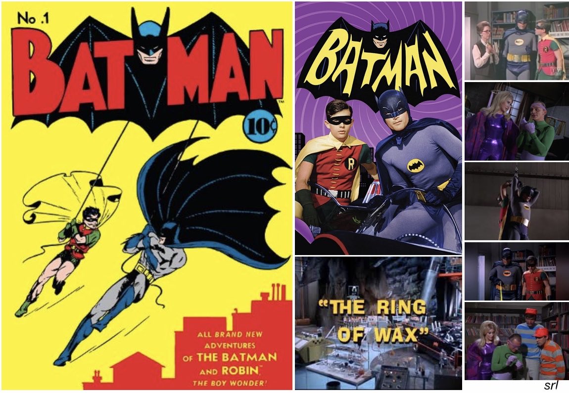 SaveRedlandLibr's tweet photo. 1:25pm TODAY on @TalkingPicsTV
From 1966, s1 Ep 23 of ๐บ #Batman -"The Ring of Wax" directed by #JamesBClark & written by #JackParitz +#BobRodgers
Based on #DCComics characters created by artist #BobKane & writer #BillFinger
๐#AdamWest #BurtWard #FrankGorshin #LindaGayeScott https://t.co/bpPMbVWfU7