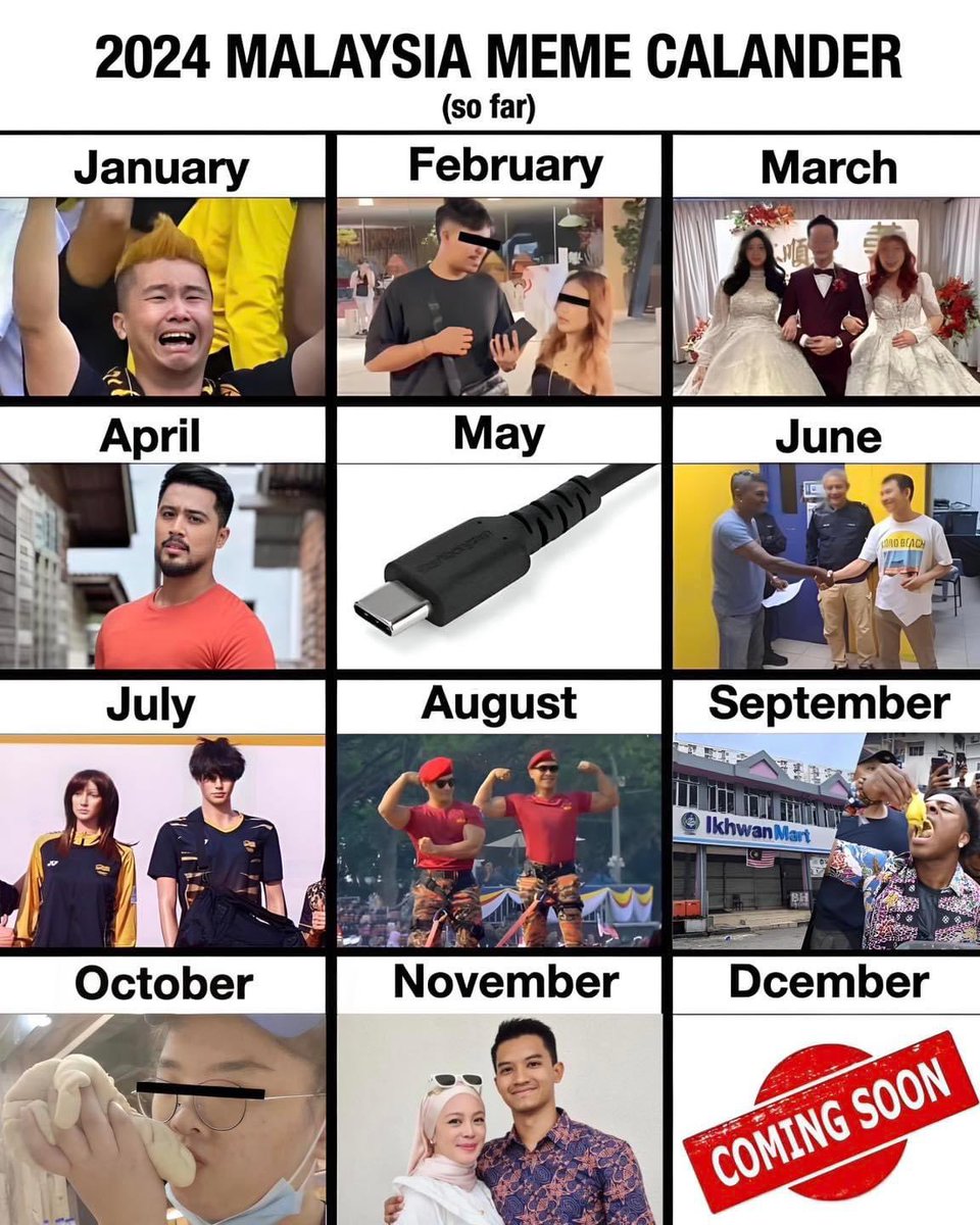 Terlalu awal ke untuk November tu 🤨