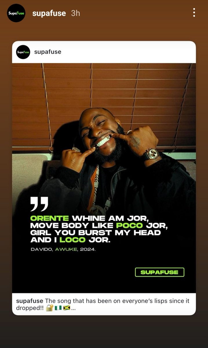 tosin_seyi's tweet image. instagram.com/supafuse?igsh=… #supafuse #entertainment #lyrics #highlights #trending