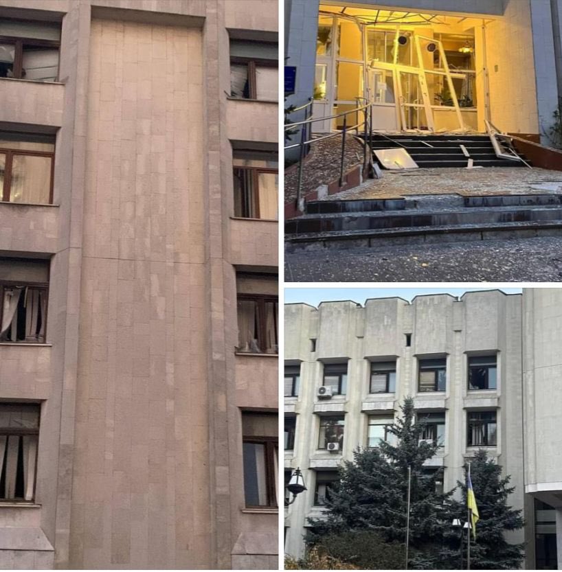 Гюндуз Мамедов/Gyunduz Mamedov (@mamedovgyunduz) on Twitter photo As a result of another night drone attack, <a href="/KyivUniversity/">КНУ ім. Т. Шевченка</a> was affected. The blast wave damaged the buildings of the Institute of Journalism and the Institute of International Relations, as well as the window glazing of the dormitory of the Educational and Scientific Institute of As a result of another night drone attack, <a href="/KyivUniversity/">КНУ ім. Т. Шевченка</a> was affected. The blast wave damaged the buildings of the Institute of Journalism and the Institute of International Relations, as well as the window glazing of the dormitory of the Educational and Scientific Institute of