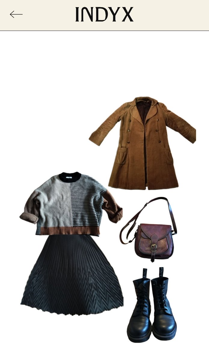 I found an app where I can put my entire wardrobe in and make outfits, very cute