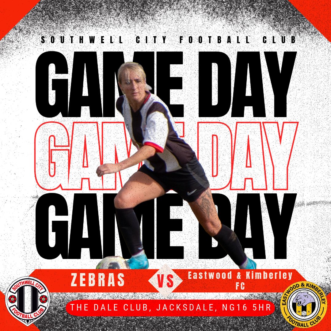 It’s only been a couple of weeks, but it has felt like an age! We return to action today to continue our league campaign. 

🆚 Eastwood &amp; Kimberley FC
📆 3rd November 2024
📍 Main Road, Jacksdale, Nottingham, NG16 5HR
⏰ 14:00 KO
🏆 NGLFL Division 2

#upthezebs