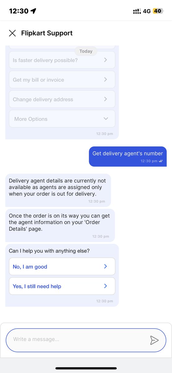 ranjit_mohan's tweet photo. No communication from Flipkart—no updates, no tracking info, no phone call, and no response. The lack of a direct customer service number is unacceptable. #CustomerServiceNightmare #FalsePromises #DisappointedCustomer #PoorService #NeverAgain https://t.co/B4qkvXOsyR
