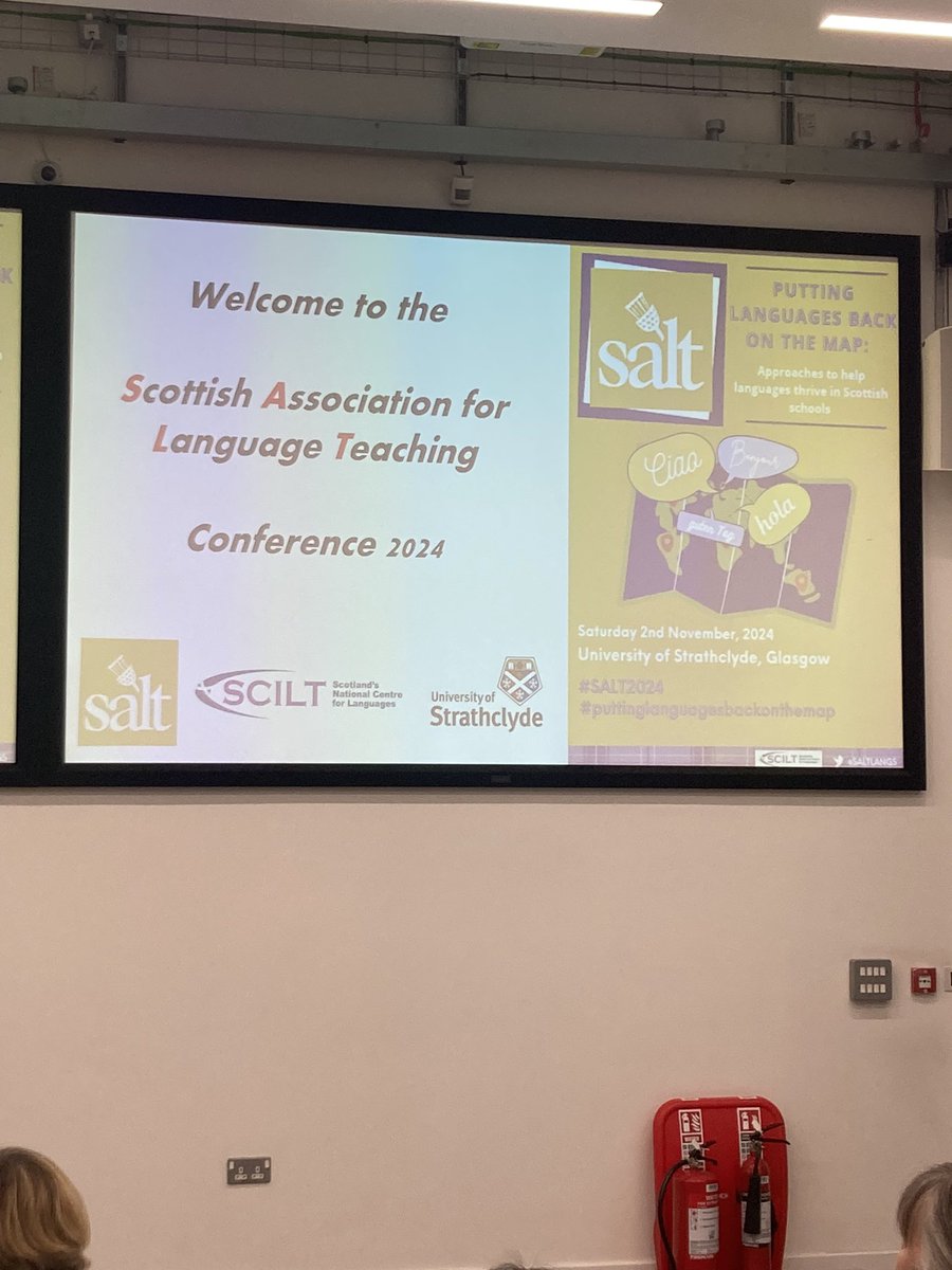 linggow_'s tweet photo. Fantastic day at the SALT Conference. Great to see all my lingo pals and be inspired by some amazing practitioners doing important work for language learning in Scotland. Thank you! 🙏  Keep ing languages firmly on the map 🗺️💪 @SALTLANGS https://t.co/PStHGVaJer