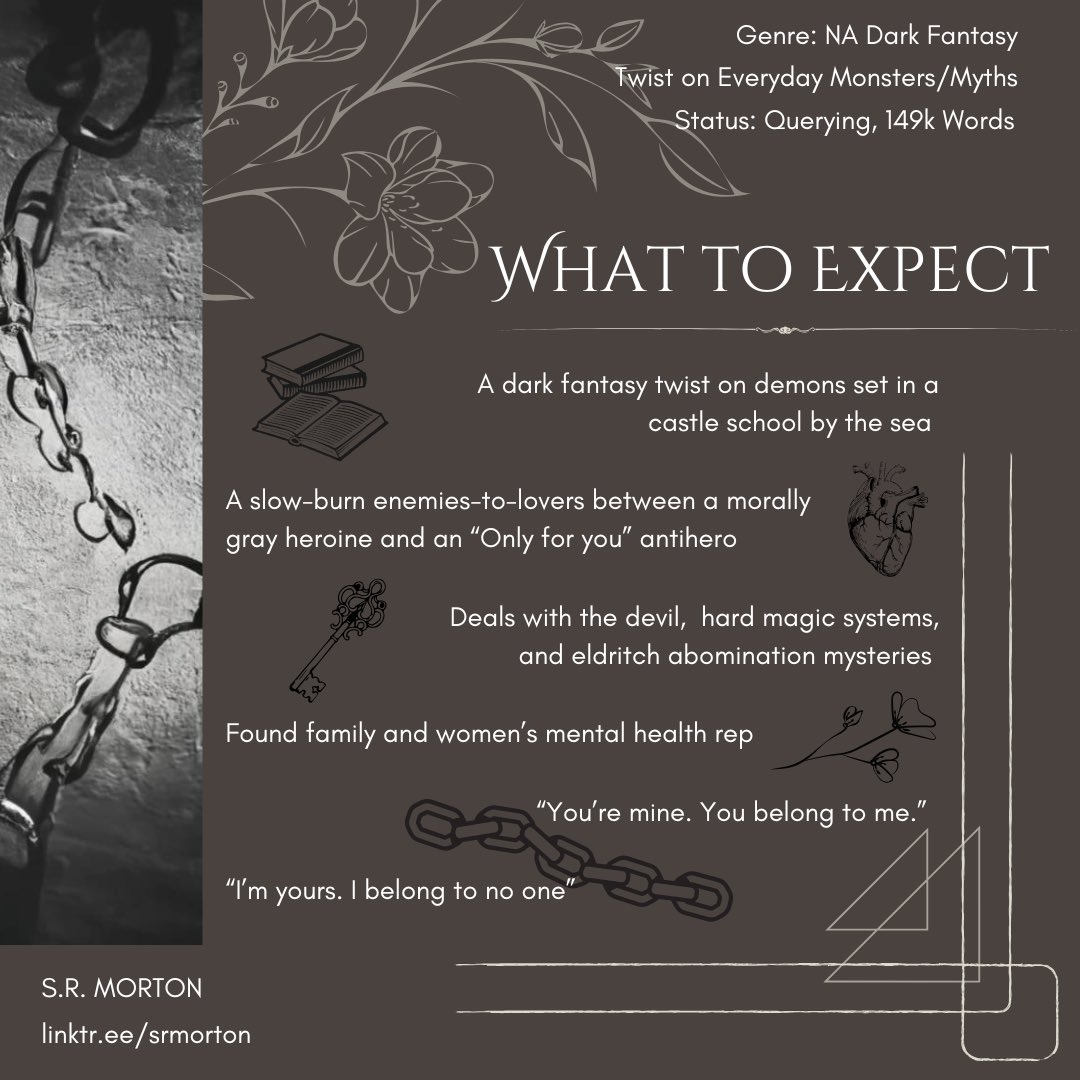 ⛓️ DEMON OF PROMISE ⛓️ 

When you’re too old for Hogwarts and too young to bring the ring to Mordor. 

#QuestPit #F #Q #darkfantasy #WritingCommunity #AuthorsOfTwitter #authorcommunity #amwriting #amquerying #MSWL #DF #A