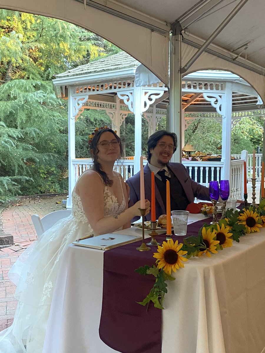 sam_is_a_mess's tweet photo. My best friend got married yesterday and my heart is so incredibly full. They couldn’t have gotten a better day for it. 💕 https://t.co/q4LTtDdNjU