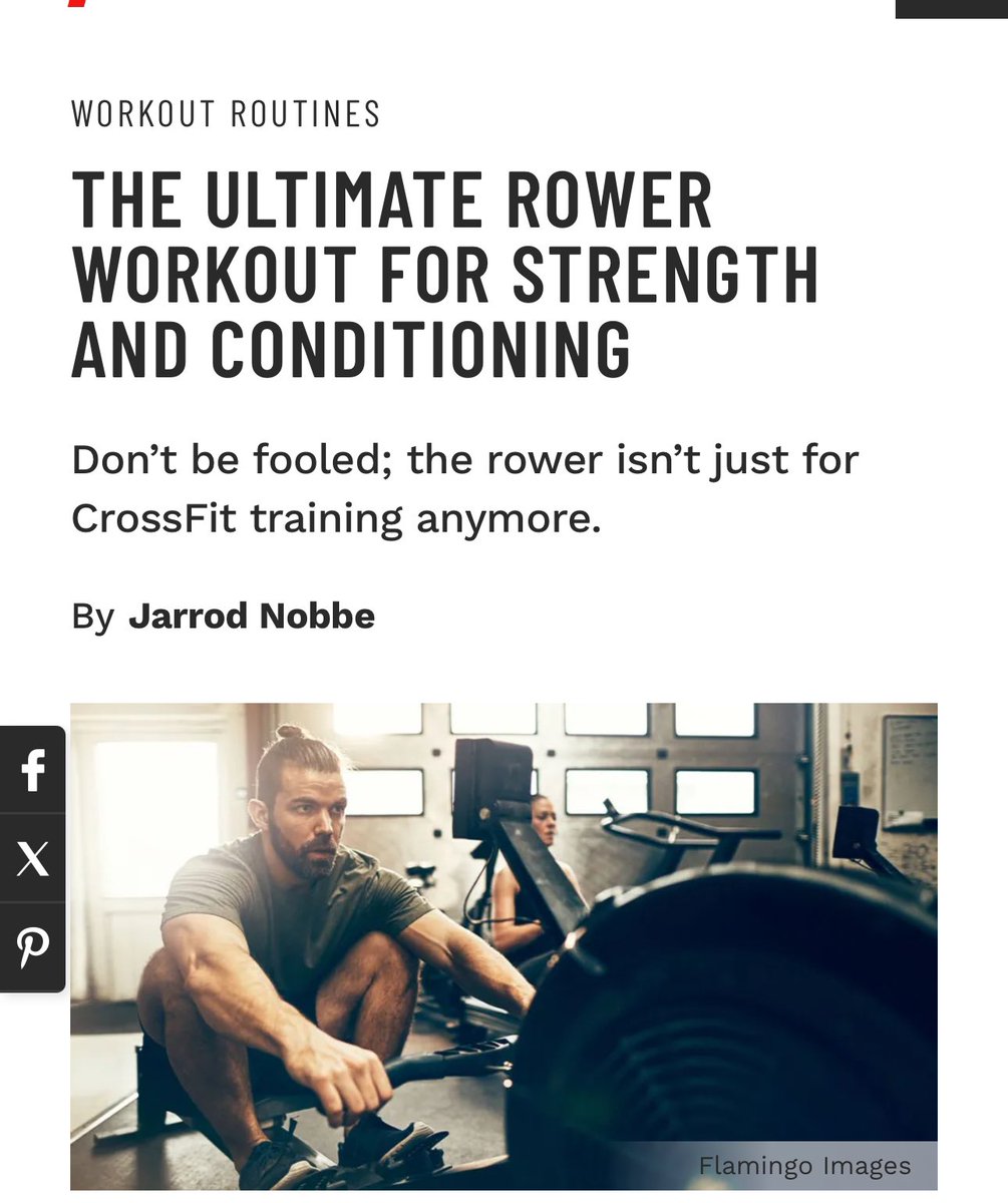 muscle_fitness's tweet photo. THE ULTIMATE ROWER WORKOUT FOR STRENGTH AND CONDITIONING
Don’t be fooled; the rower isn’t just for CrossFit training anymore.
By Jarrod Nobbe
Read Article: https://t.co/nAkEGOS8JR
#ArmsWorkouts #FullBodyWorkouts #LegsWorkouts #QuadWorkouts #UpperBodyWorkouts https://t.co/5YNYRxadl1