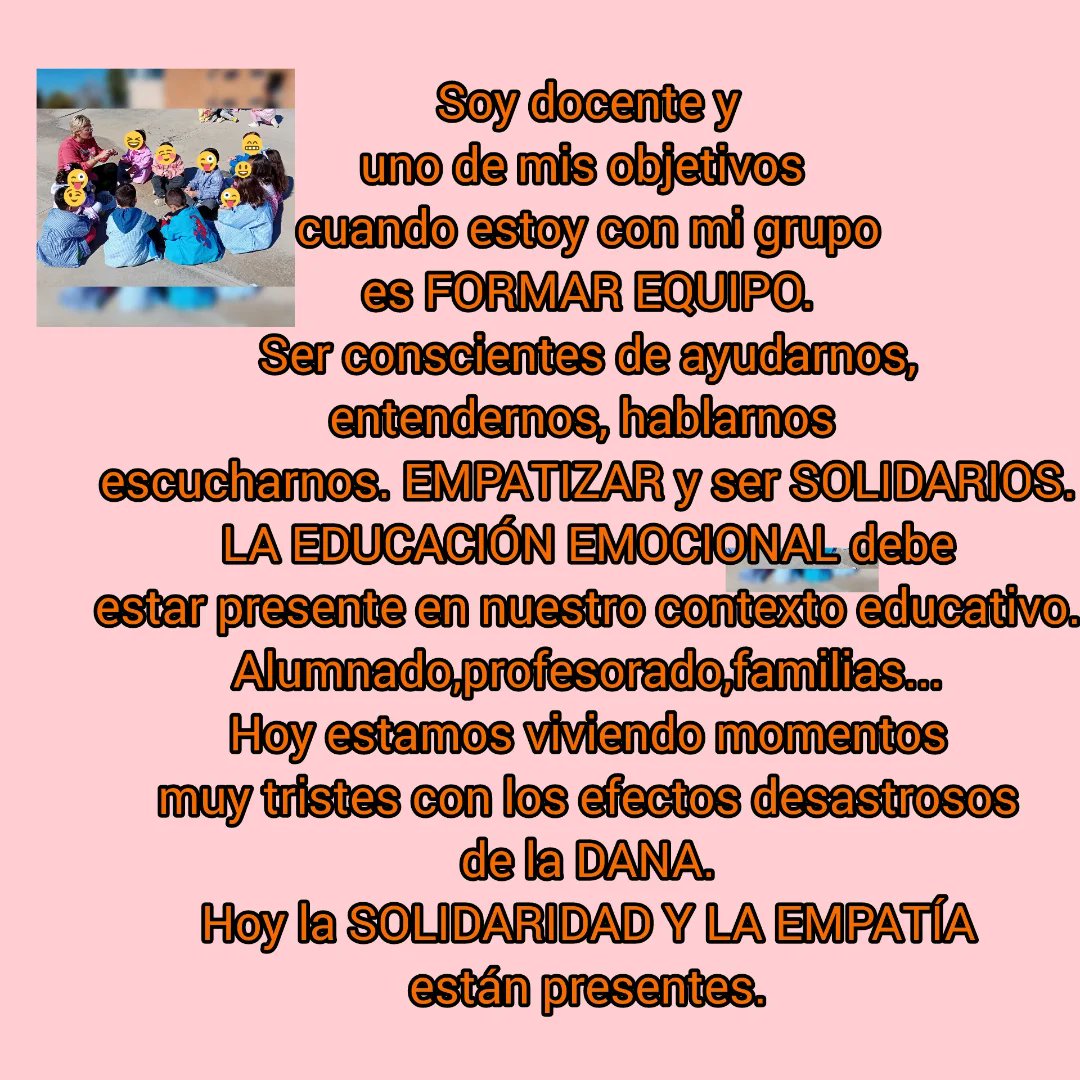 asunflowers's tweet photo. Desde el ámbito educativo es de suma importancia trabajar la #educacionemocional #solidaridad y #empatia https://t.co/62biwOpeQV