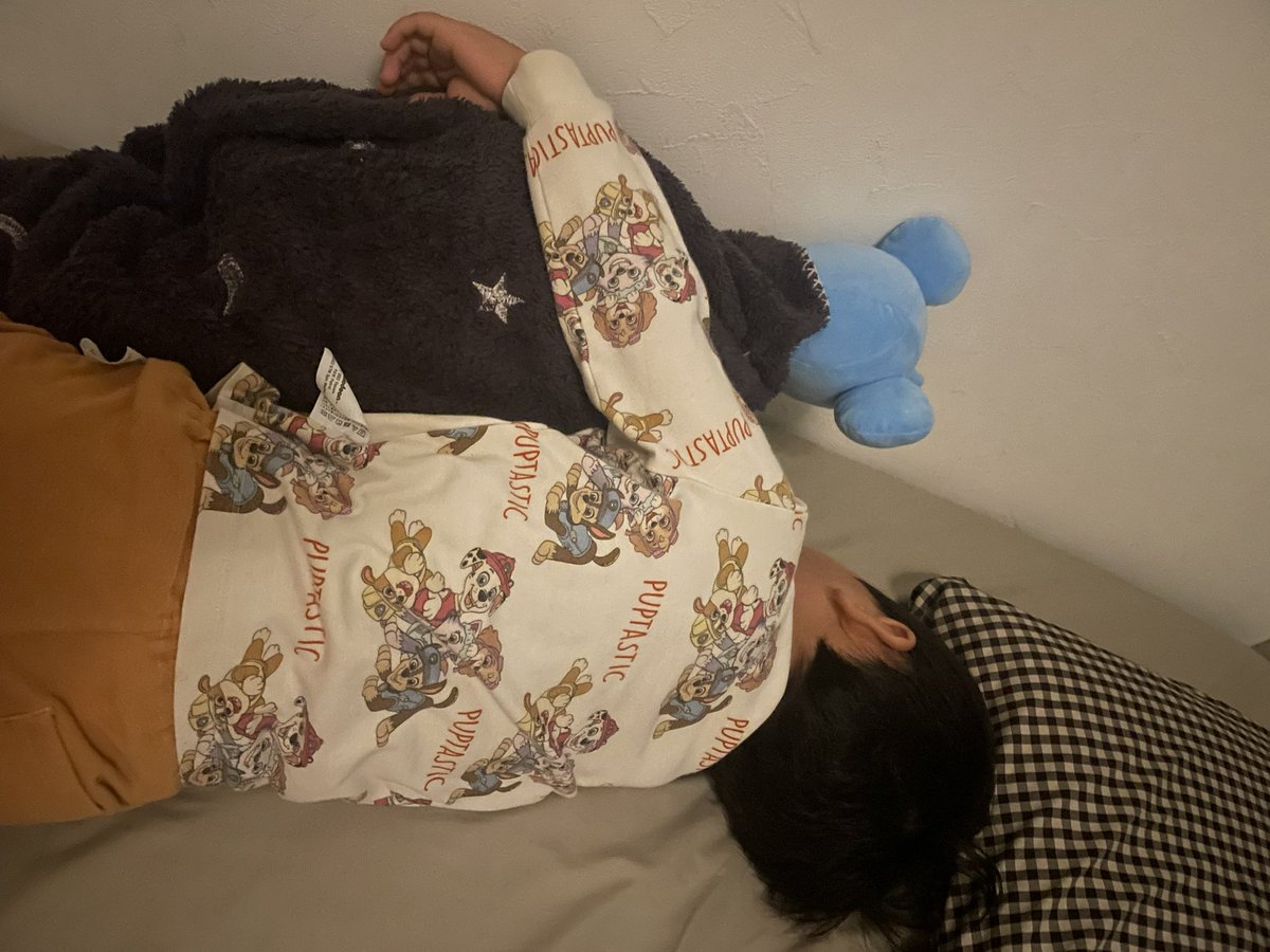 ______tbmd's tweet photo. パパがUFOキャッチャーで取ってくれたぬいぐるみと一緒に寝てる😂
まだまだかわいいね🥹 https://t.co/K2M1c7sI6d