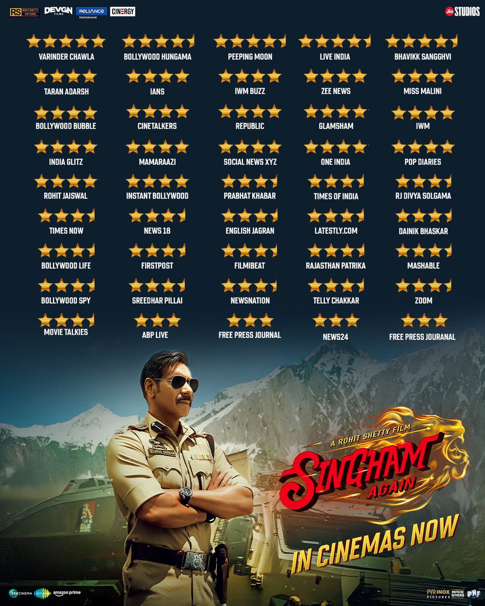 ankit23skr's tweet photo. Which movie movie will be blockbuster ?

Like for #SinghamAgainReview 🔥
RT for #BhoolBhulaiyaa3Review 🔄
Comment for #Amaran ☑️

#SinghamAgain #BhoolBhulaiyaa3
#AjayDevgn #SalmanKhan #KartikAaryan #Sivakarthikeyan https://t.co/meDfV99Pvw