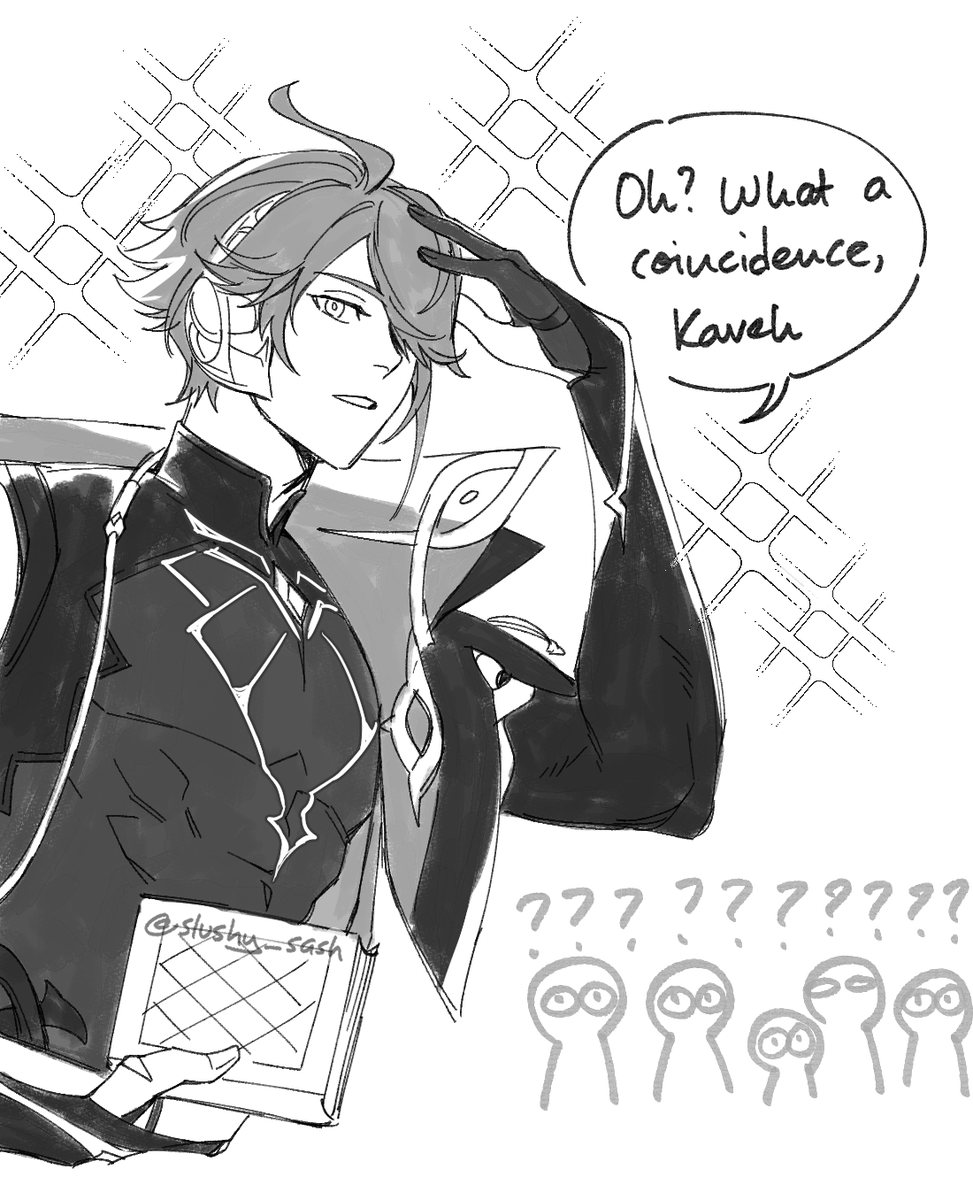 slushy_sash's tweet photo. he works at the akademiya so why is he in port ormos 😭
#GenshinImpact #haikaveh #HoYocreators https://t.co/670qUACXRx