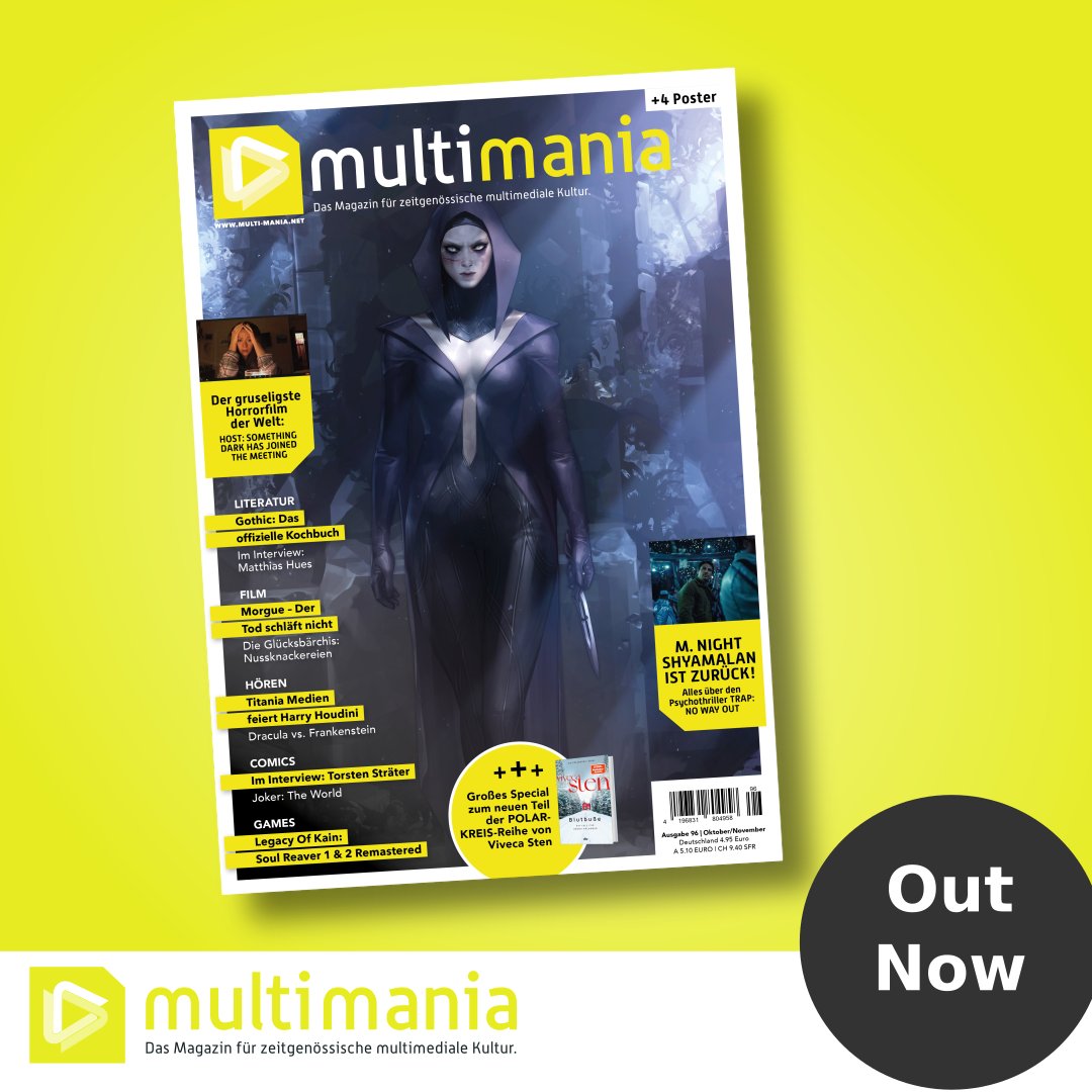 Multimania_Mag's tweet photo. Warum man sich TRAP: NO WAY OUT unbedingt ansehen sollte, erfahrt Ihr in unserer aktuellen Printausgabe. https://t.co/mbxoS7nsr2