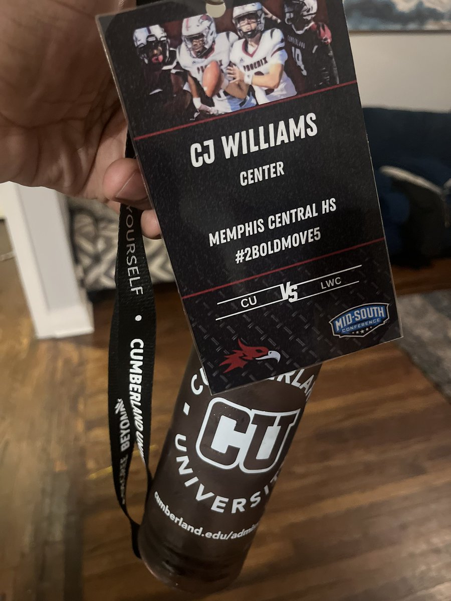 CJWilliams_01's tweet image. Had A Great Game Day Visiting at @CumberlandFB 🔴⚫️
Thanks Again! @CoachSHenry16 @TimMathisCU