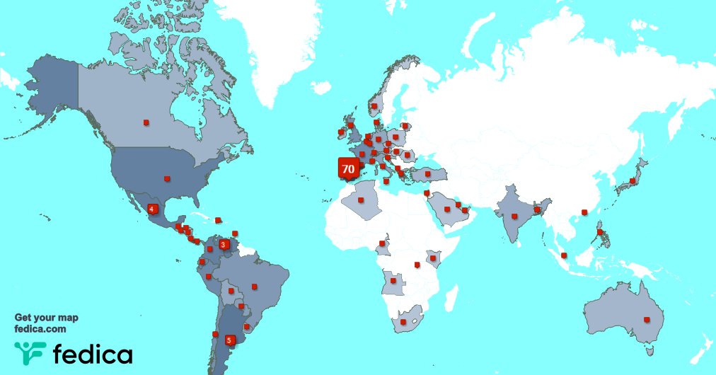 Tengo 6 nuevos seguidores, desde España 🇪🇸 durante la última semana fedica.com/!CommuInsurance