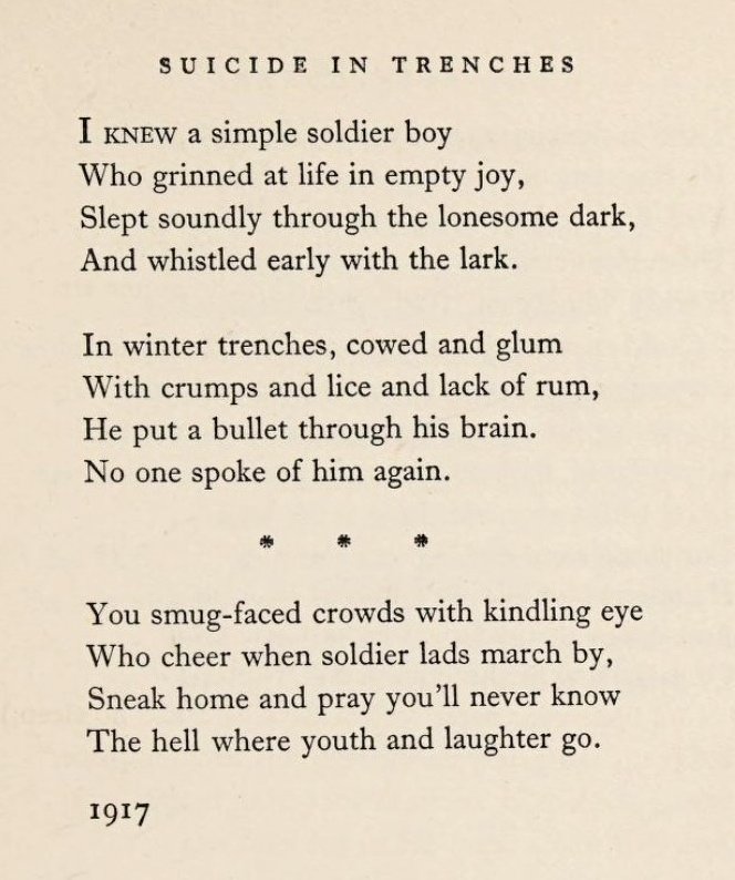 • Siegfried Sassoon •