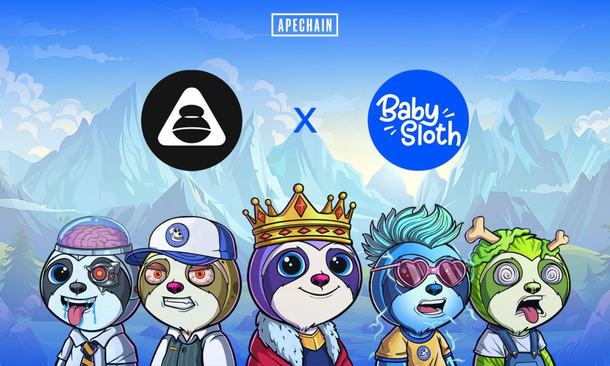 ApeSEA X Sloth
Let's have more fun on ApeChain

We are collaborating with <a href="/pufflesio/">Puffles | NFT Launchpad Tool for Apechain</a> Airdrop 10 Freemint <a href="/zkSlothNFT/">zkSloth</a> for our holder on X and raffle on DC

To enter:
1. Like &amp; RT
2. Follow <a href="/zkSlothNFT/">zkSloth</a> &amp; <a href="/apeseaio/">ApeSea</a> 
3. Drop your wallet address below

For holder 👉 Join DC for raffle