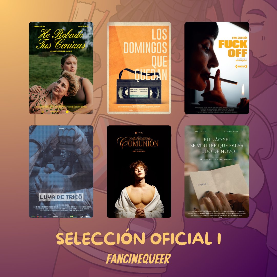 FestCineQueer's tweet photo. #27FCQ | 🎦 El ciclo 'Selección Oficial I' te presenta algunos de los mejores cortometrajes de la edición, en este caso procedentes de España y Brasil.
➕info en https://t.co/Yi1lz9VEk1 https://t.co/66Ba9Nqh9j