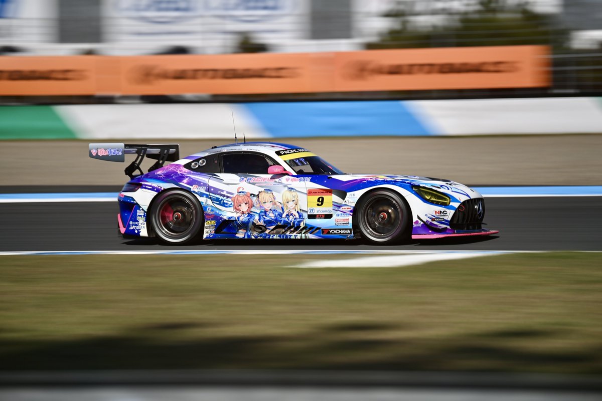 T_M_ROCK's tweet photo. 2024 11.3
2024 AUTOBACS #SUPERGT Round8 MOTEGI GT 300km RACE
ウォームアップ走行
この3台は撮るよな〜😁
4 #グッドスマイル #初音ミク AMG
9 #PACFIC #ぶいすぽっ NAC AMG
48 #脱毛ケーズフロンティアGOandFUN猫猫GTR
@NilzzRacing https://t.co/cOhpI7c9Nj