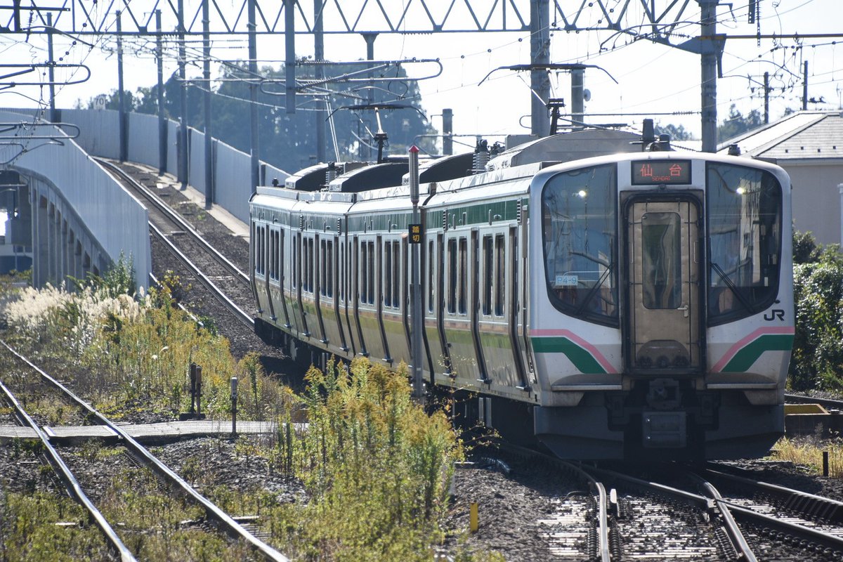 2024/11/3 仙台空港アクセス線代走 E721系1000番台P4-9編成 杜せきの