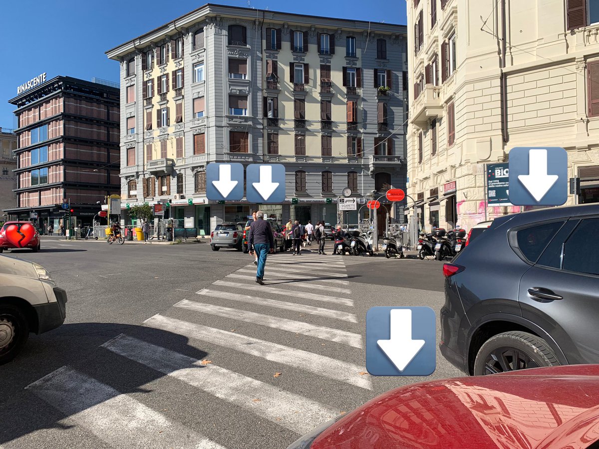 fabio68m's tweet photo. @battaglia_persa @romanoesaurito @PedoneRomano @romafaschifo @RomaGatto quando parcheggi perché #lamaghina … e da #piazzafiume é tutto https://t.co/lbTt8lXHGU