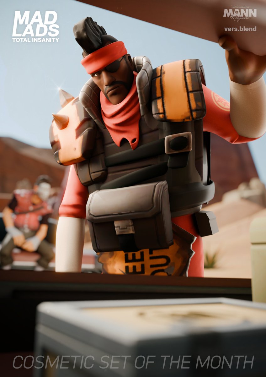 The new issue is here... Here's the contribution i did + some older ones that i forgot to post (yes i know, most of them are scouts.. i like scout :D) #3d #tf2 #blender