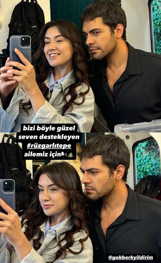 #GökCem'den #RüzgarlıTepe ailemize 💌 

Sizden bize, güzel yüreğinizden gelen sevginizle, desteğimiz her zaman, her şekilde, sonsuza kadar sizinle olacak 🤍

#ZeyHal #CemreArda  #GökberkYıldırım