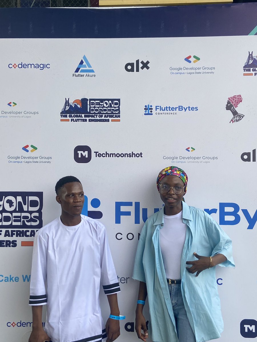 taiwosharon36's tweet image. My Boss‼️🫶 #FlutterBytesConference2024