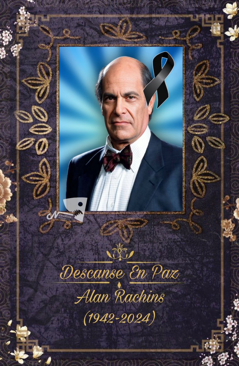 nathzzi's tweet image. Alan Rachins (1942-2024) 🇺🇸

Falleció el actor estadounidense Alan Rachins a los 82 años de edad

Descanse en Paz Alan Rachins (02/11/24) #AlanRachins #Actor #noticias #nathzzi #RIP #QEPD #DEP #news #EstadosUnidos #DouglasBrackman #LALaw #DharmaAndGreg #Showgirls  #GreysAnatomy