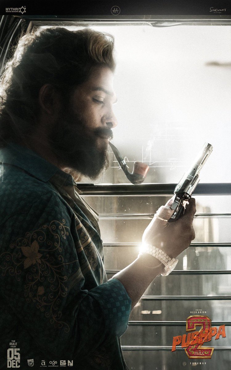 RULE BEGINS ON DEC 5TH 🔥

<a href="/alluarjun/">Allu Arjun</a> #Pushpa2TheRule #AlluArjun