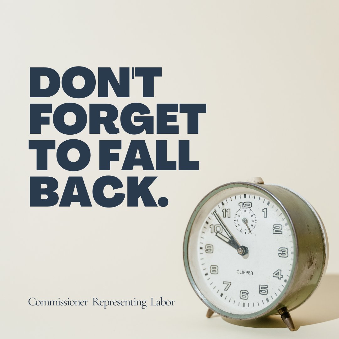 Quick reminder that daylight saving time will end for the year at 2 a.m. local time on Sunday, Nov. 3, when we “fall back” and gain an extra hour of sleep. So if you didn't reset your clocks last night, you still have time!