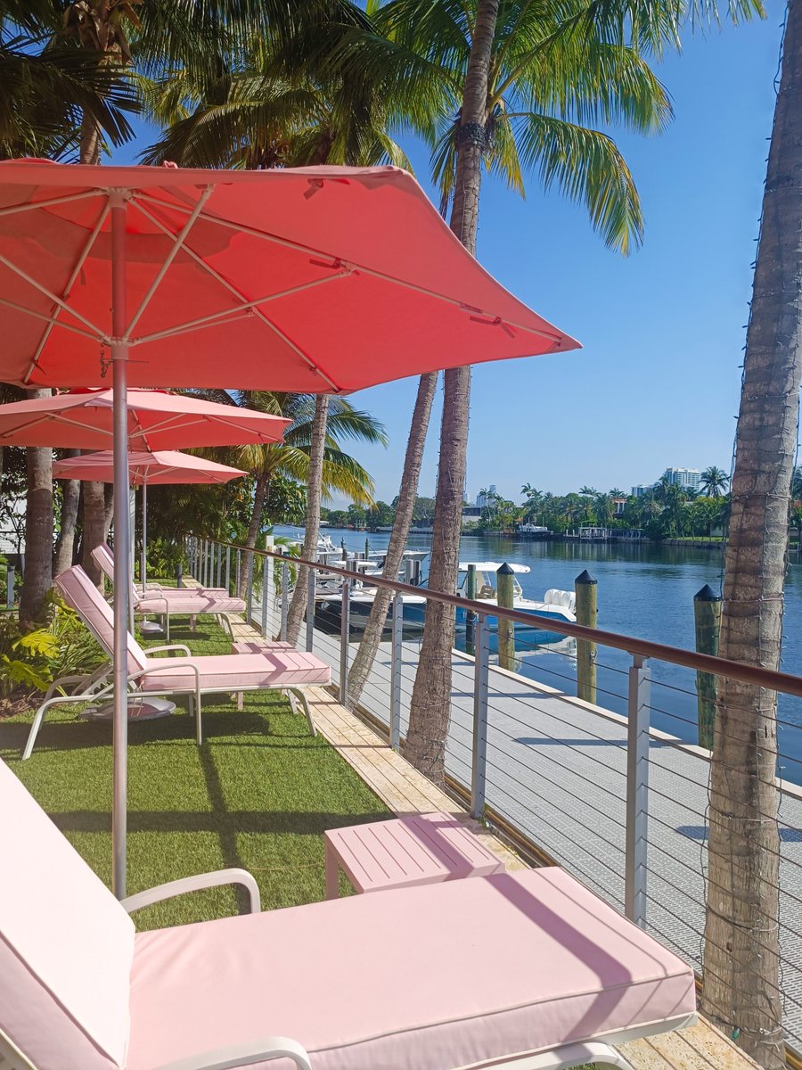 grandbayharbor's tweet image. Dreaming of a fall getaway? 
Your seat in paradise is waiting. buff.ly/2RQ1wVF

#grandbayharbor #waterfront #intracoastal #bayharborislands #lounge #palmtrees #miamigetaway #miamifall