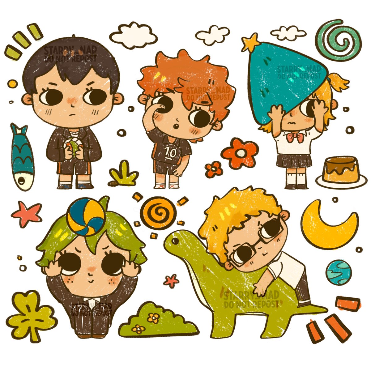 nyota: haikyuu first years edition ☘️ #haikyuu