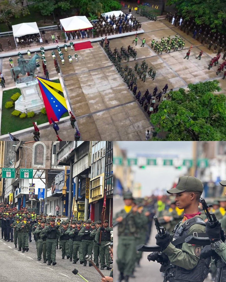 Bandera bendita , bandera de revolución, a diario serás izada para honrar el compromiso de la defensa de la patria! 

#IntegrarEsVencer