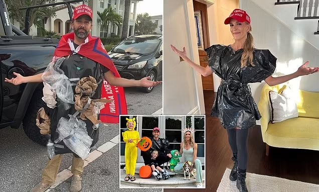 It's angering to see MAGAs wearing trash bags this week. This is the same protective attire my daughter had to wear while working in the Emergency Room when Trump refused to release the stockpile of medical PPE during Covid. <a href="/KamalaHarris/">Kamala Harris</a> <a href="/OccupyDemocrats/">Occupy Democrats</a> #VoteEarlyForKamala